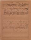 (MUSIC.) MINGUS, CHARLES. Two partially printed ""claim sheets,"" each containing a half page in Mingus''s hand, plus one typed page
